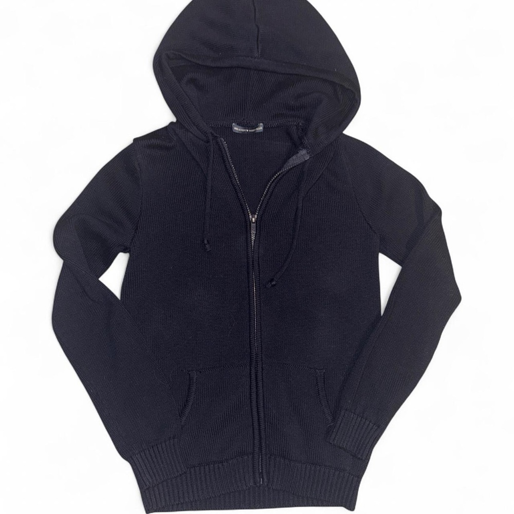 Brandy Melville sweater zip up hoodie - one size / S/M